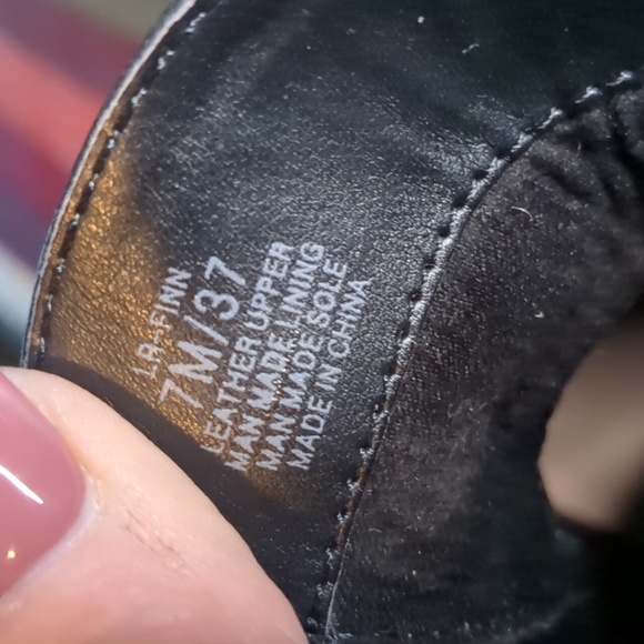 LORD & TAYLOR* 3 buckled strap studded block heel side zip moto boots - Picture 15 of 16